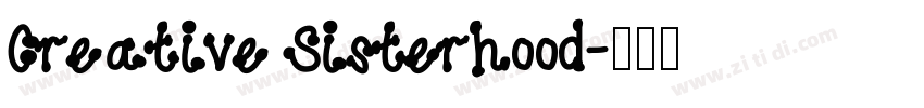 Creative Sisterhood字体转换